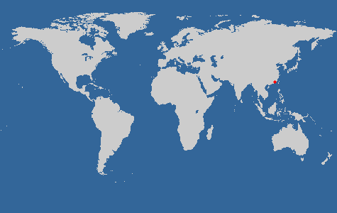 Hong Kong highlighted in RED